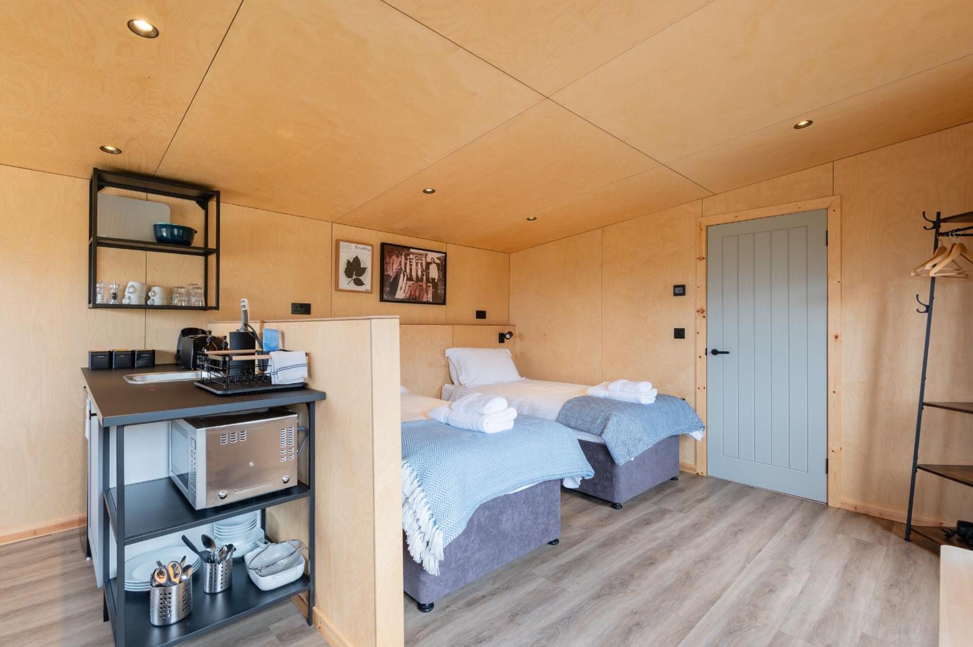 Rustic Cabins, Sea Views From Rewilded Farm With Highland Cows St Andrews Exterior foto
